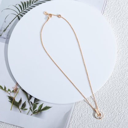 [Regalia Jewelry]GARI NECKLACE PINK GOLD MOP