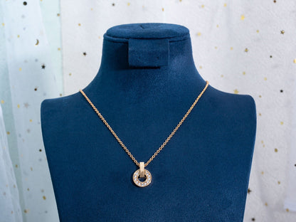 [Regalia Jewelry]GARI NECKLACE PINK GOLD DIAMOND