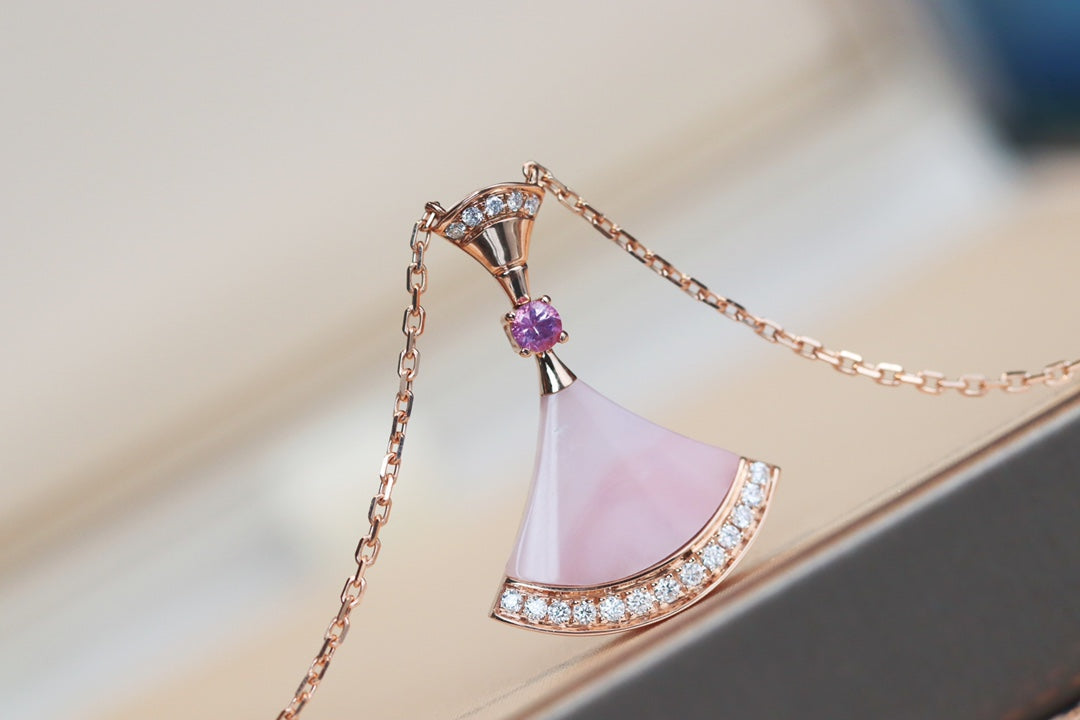 [Regalia Jewelry]DREAM NECKLACE PINK MOP DIAMOND