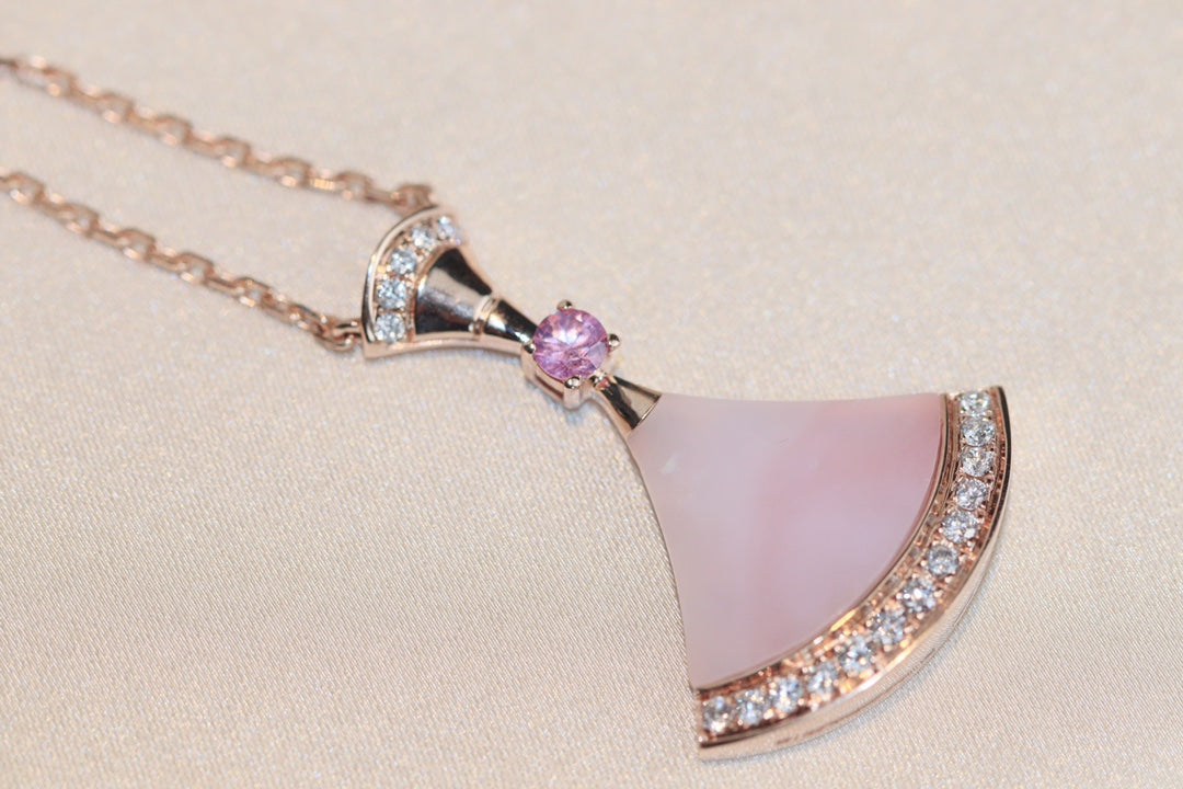 [Regalia Jewelry]DREAM NECKLACE PINK MOP DIAMOND