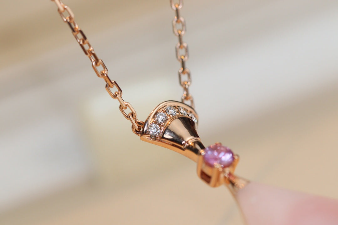 [Regalia Jewelry]DREAM NECKLACE PINK MOP DIAMOND