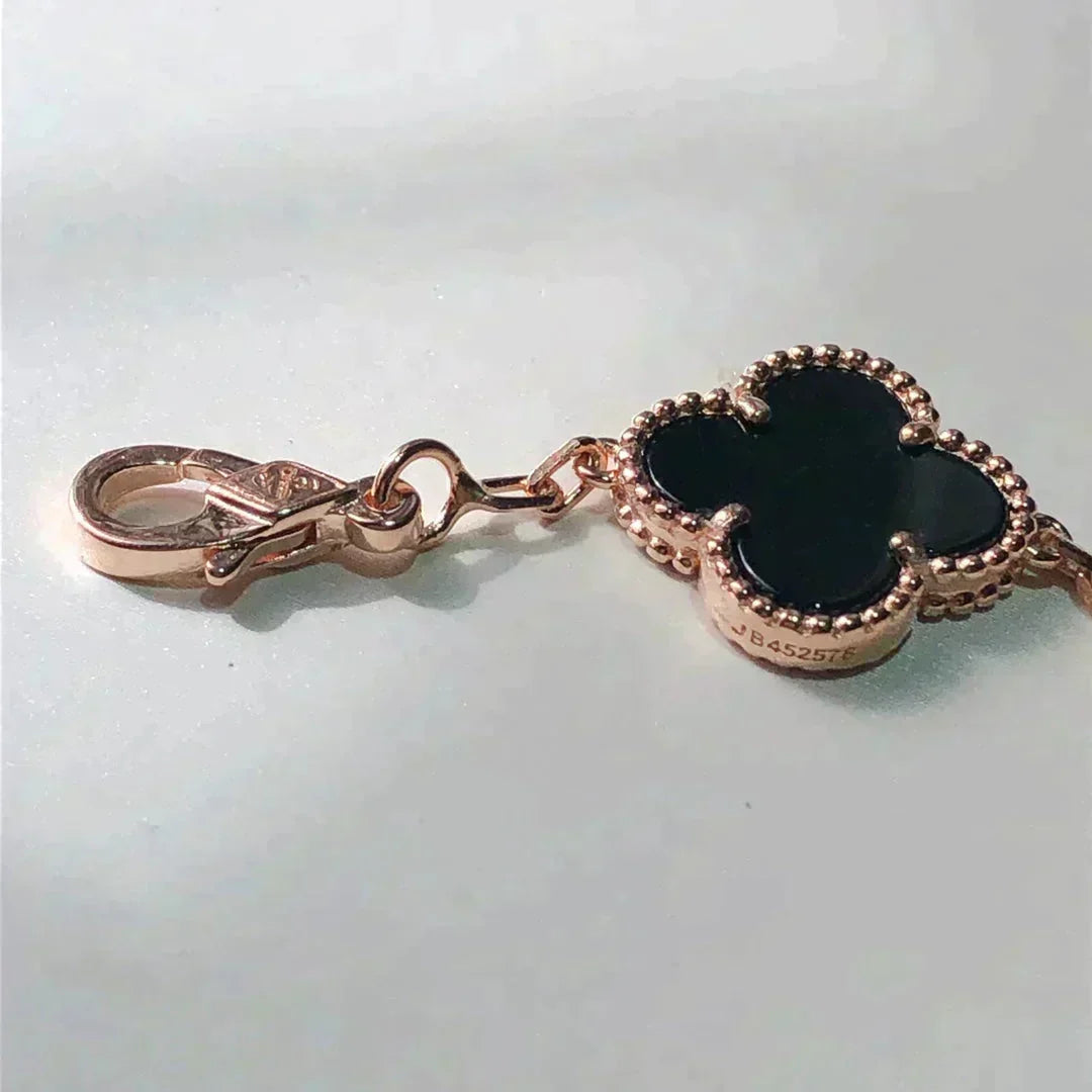 [Regalia Jewelry]CLOVER 5 MOTIFS MULTICOLOR  BRACELET