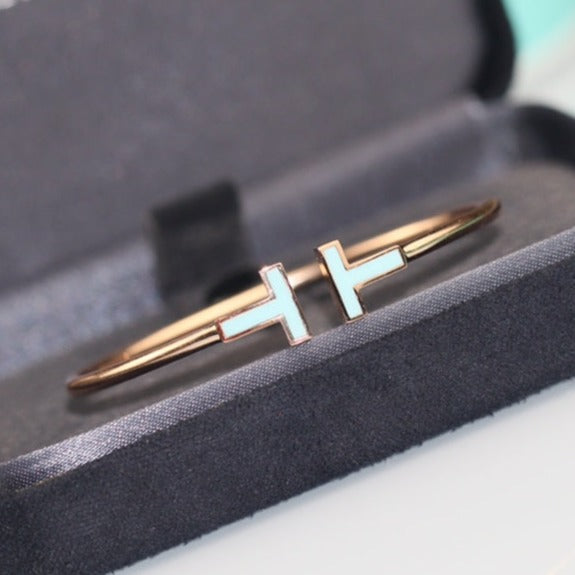 [Regalia Jewels]T BRACELET 1.8MM TURQUOISE PINK GOLD