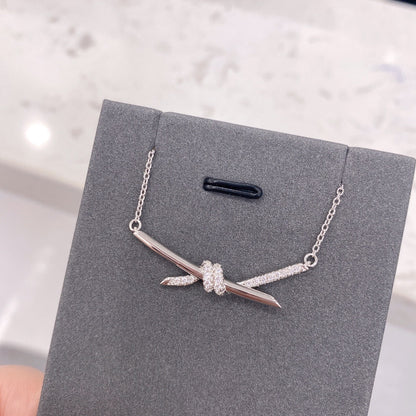 [Regalia Jewels]KNOT NECKLACE DIAMONDS