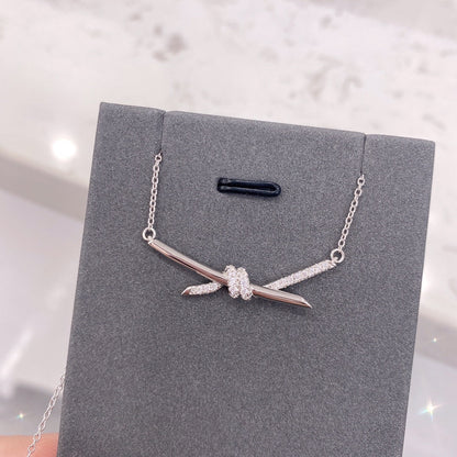 [Regalia Jewels]KNOT NECKLACE DIAMONDS