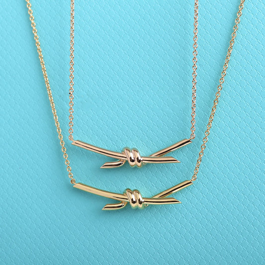 [Regalia Jewels]KNOT NECKLACE GOLD