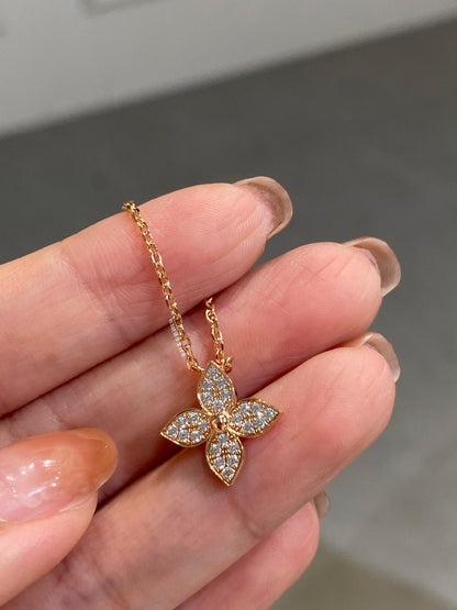 [Regalia Jewelry]STAR DIAMOND NECKALCE