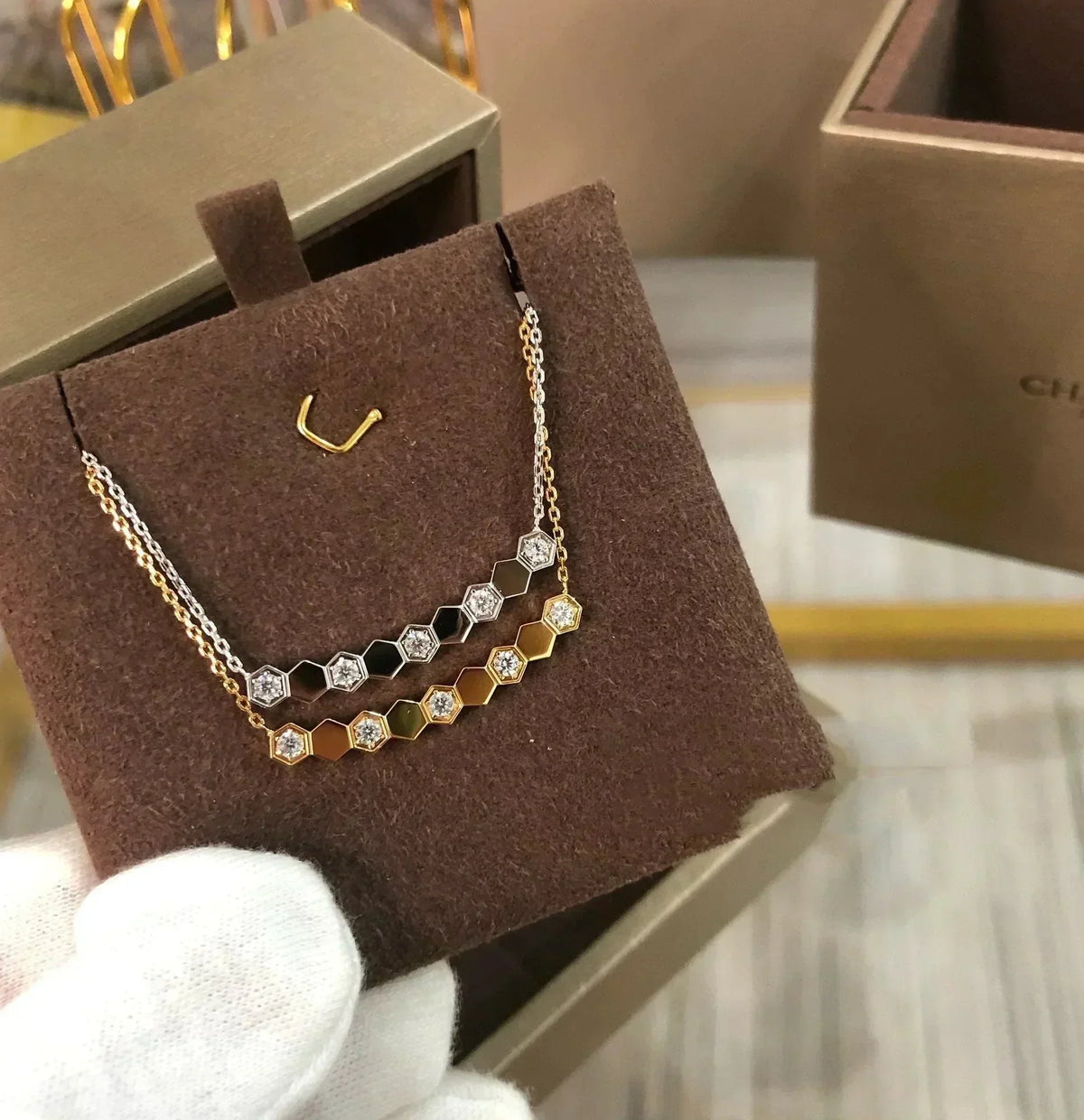 [Regalia Jewelry]BEE LOVE NECKLACE DIAMOND