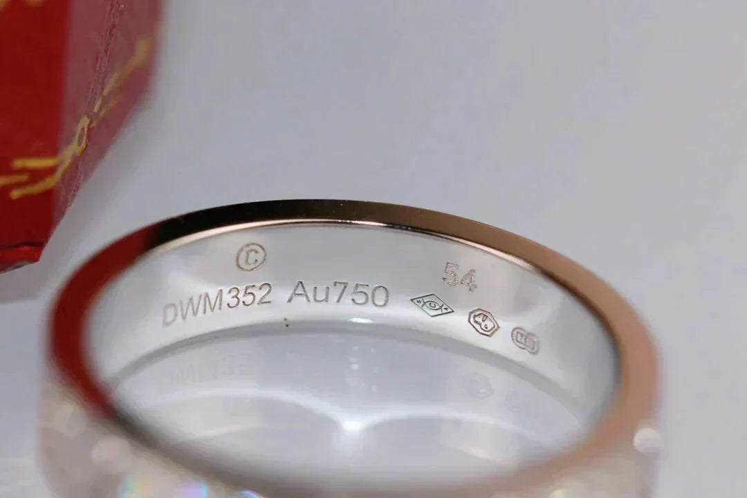 [Regalia Jewelry]LOVE RING 3.6MM DIAMOND PAVED