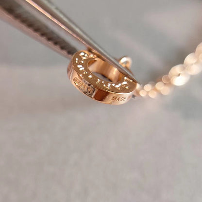 [Regalia Jewelry]ZERO 1 NECKLACE PINK GOLD