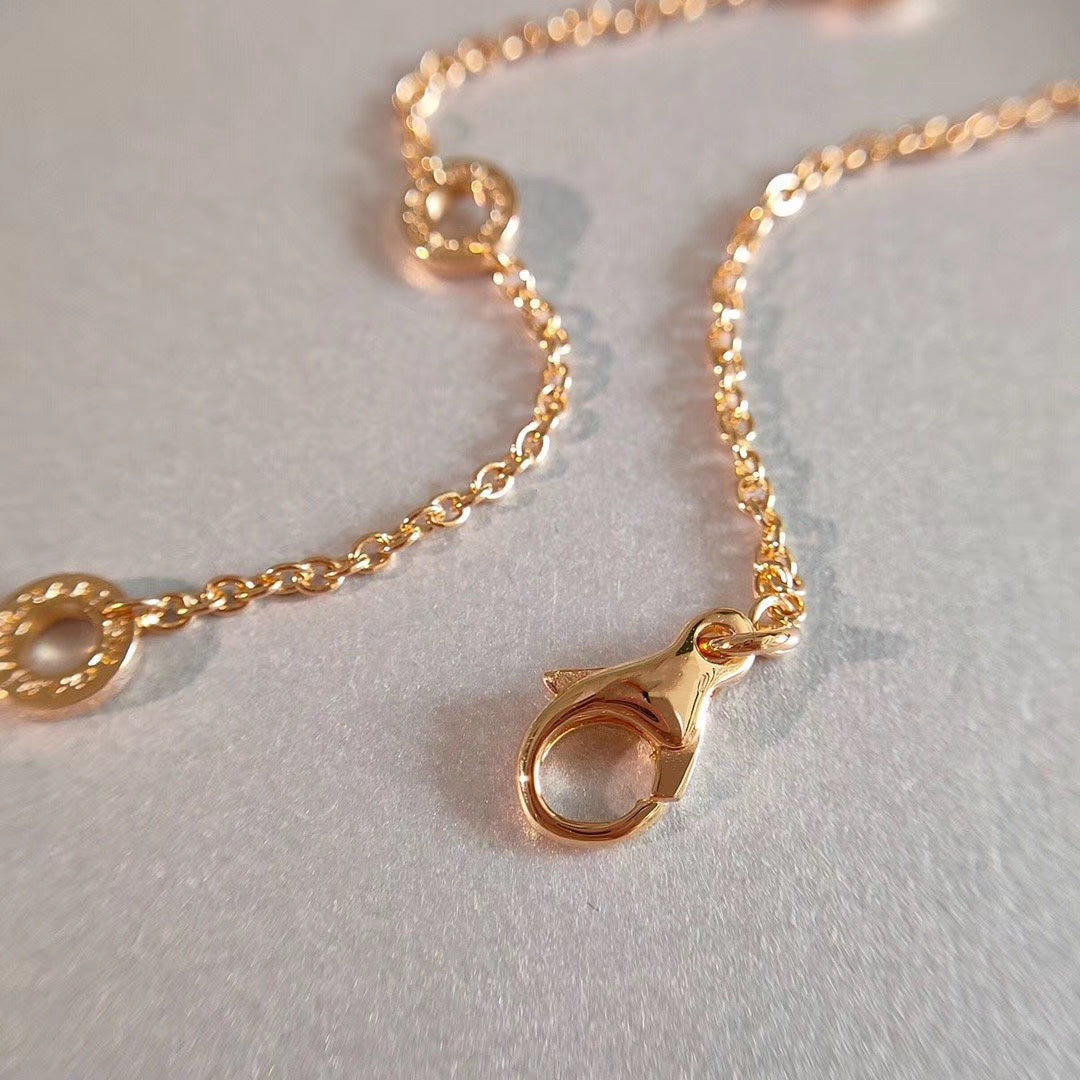 [Regalia Jewelry]ZERO 1 NECKLACE PINK GOLD