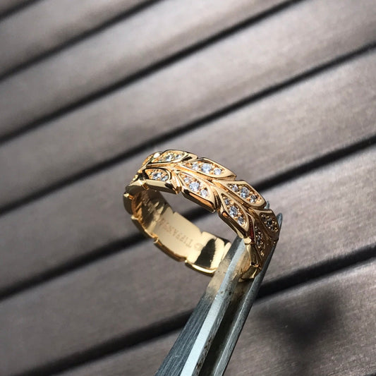 [Regalia Jewels]OLIVE LEAF RING DIAMONDS