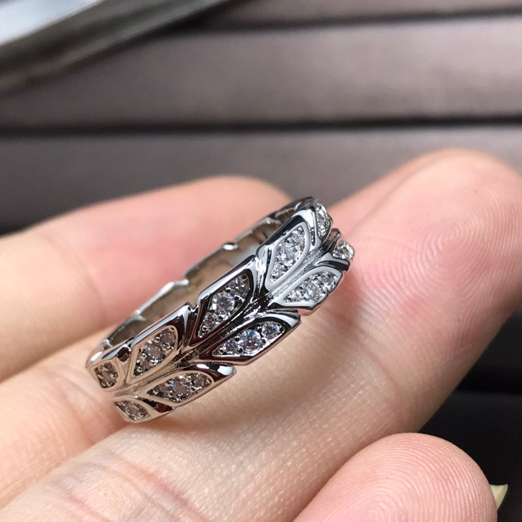 [Regalia Jewels]OLIVE LEAF RING DIAMONDS