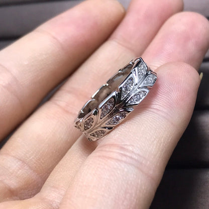 [Regalia Jewels]OLIVE LEAF RING DIAMONDS
