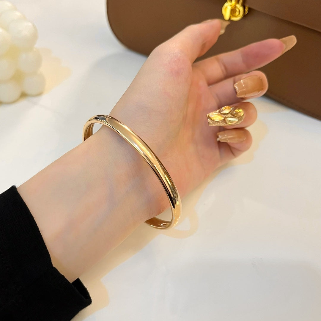 [Regalia Jewelry]PANTHERE GOLD DIAMOND OPEN BRACELET