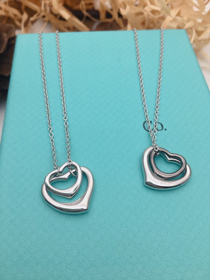 [Regalia Jewels]OPEN HEART SILVER NECKLACE