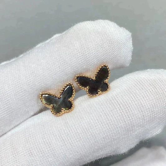 [Regalia Jewelry]BUTTERFLY DARK MOP  EARRINGS