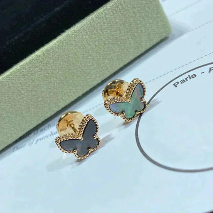 [Regalia Jewelry]BUTTERFLY DARK MOP  EARRINGS
