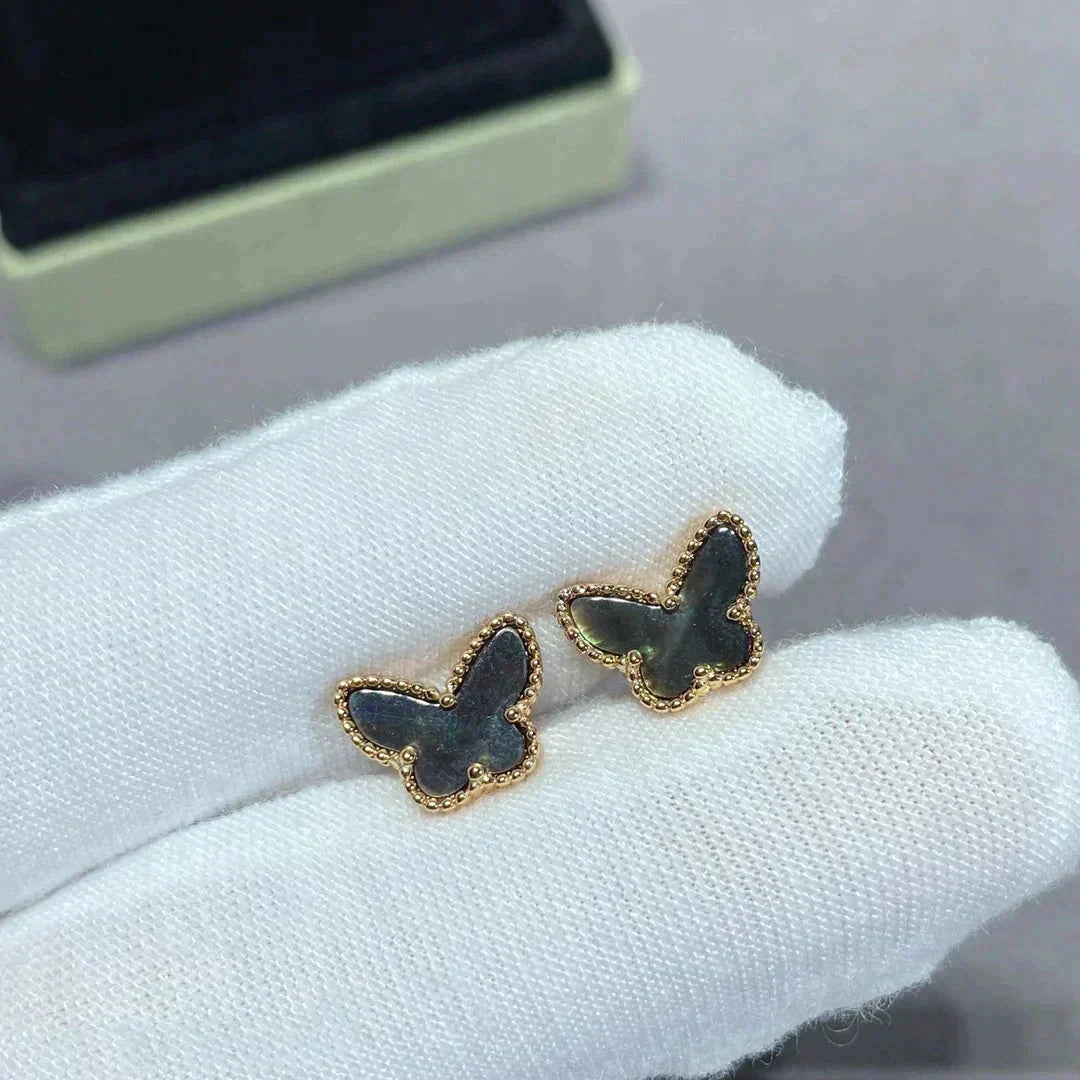 [Regalia Jewelry]BUTTERFLY DARK MOP  EARRINGS