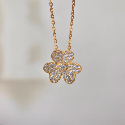 [Regalia Jewelry]FLOWER DIAMOND NECKLACE