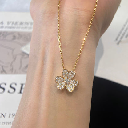 [Regalia Jewelry]FLOWER DIAMOND NECKLACE