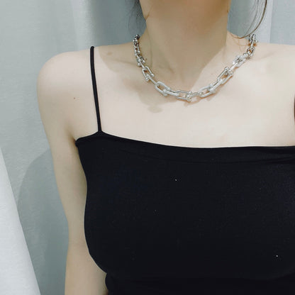 [Regalia Jewels]HARDWEAR NECKLACE DIAMOND PAVED