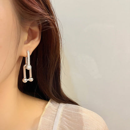 [Regalia Jewels]HARDWEAR DROP DIAMONDS EARRINGS