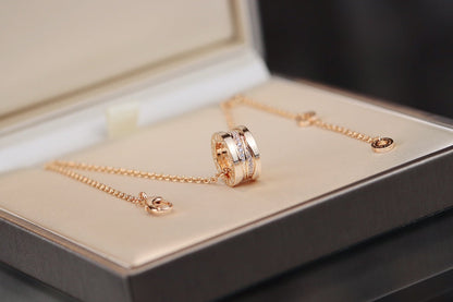 [Regalia Jewelry]ZERO 1 PINK GOLD DIAMOND NECKLACE