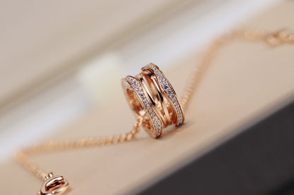 [Regalia Jewelry]ZERO 1 PINK GOLD NECKLACE