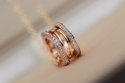 [Regalia Jewelry]ZERO 1 PINK GOLD NECKLACE