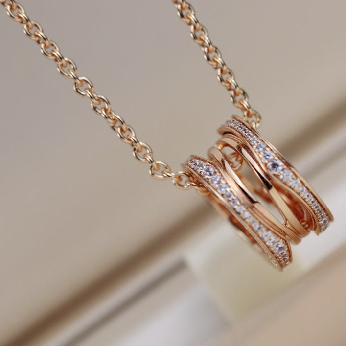 [Regalia Jewelry]ZERO 1 PINK GOLD NECKLACE