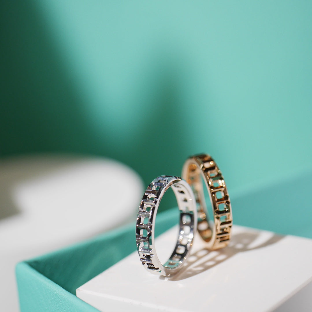 [Regalia Jewels]T TRUE 3.5MM PINK GOLD RING