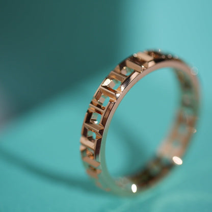 [Regalia Jewels]T TRUE 3.5MM PINK GOLD RING