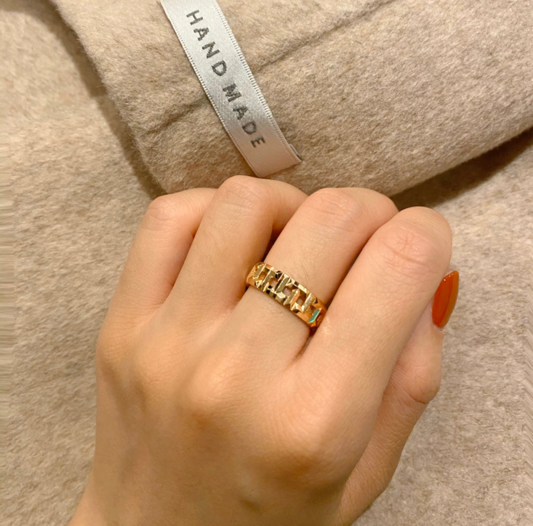 [Regalia Jewels]T TRUE 3.5MM PINK GOLD RING