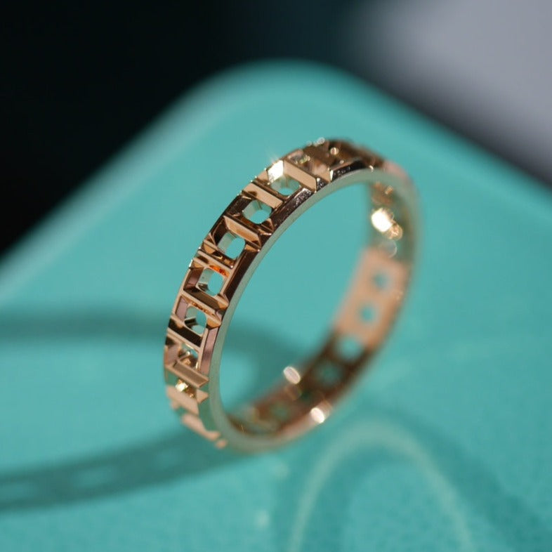 [Regalia Jewels]T TRUE 3.5MM PINK GOLD RING
