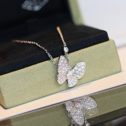 [Regalia Jewelry]BUTTERFLY DIAMOND NECKLACE