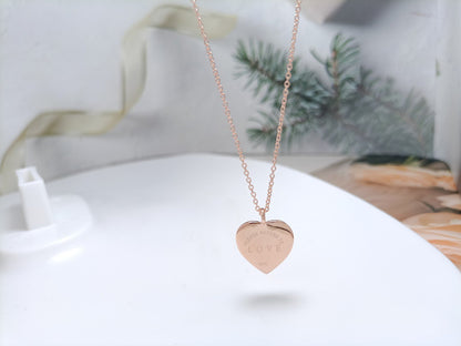 [Regalia Jewels]HEART DIAMONDS PEDANT NECKLACE