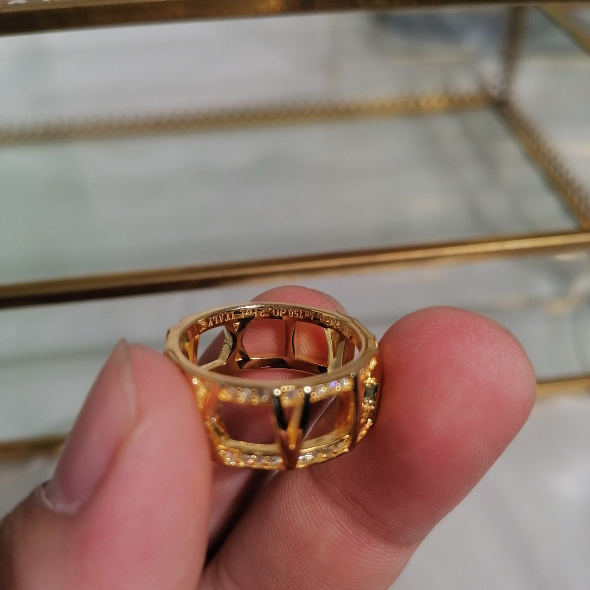 [Regalia Jewels]ATLAS LARGE OPEN DIAMOND RING