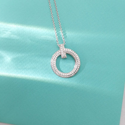 [Regalia Jewels]T WIRE PEDANT DIAMOND NECKLACE