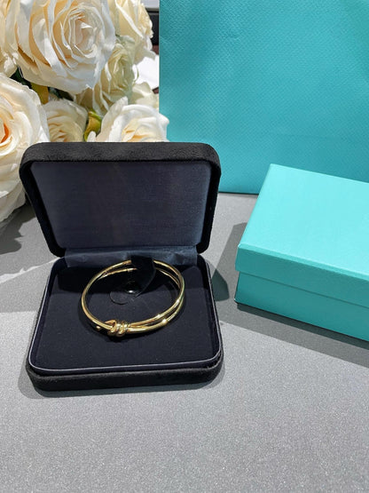 [Regalia Jewels]KNOT DOUBLE ROW GOLD BRACELET