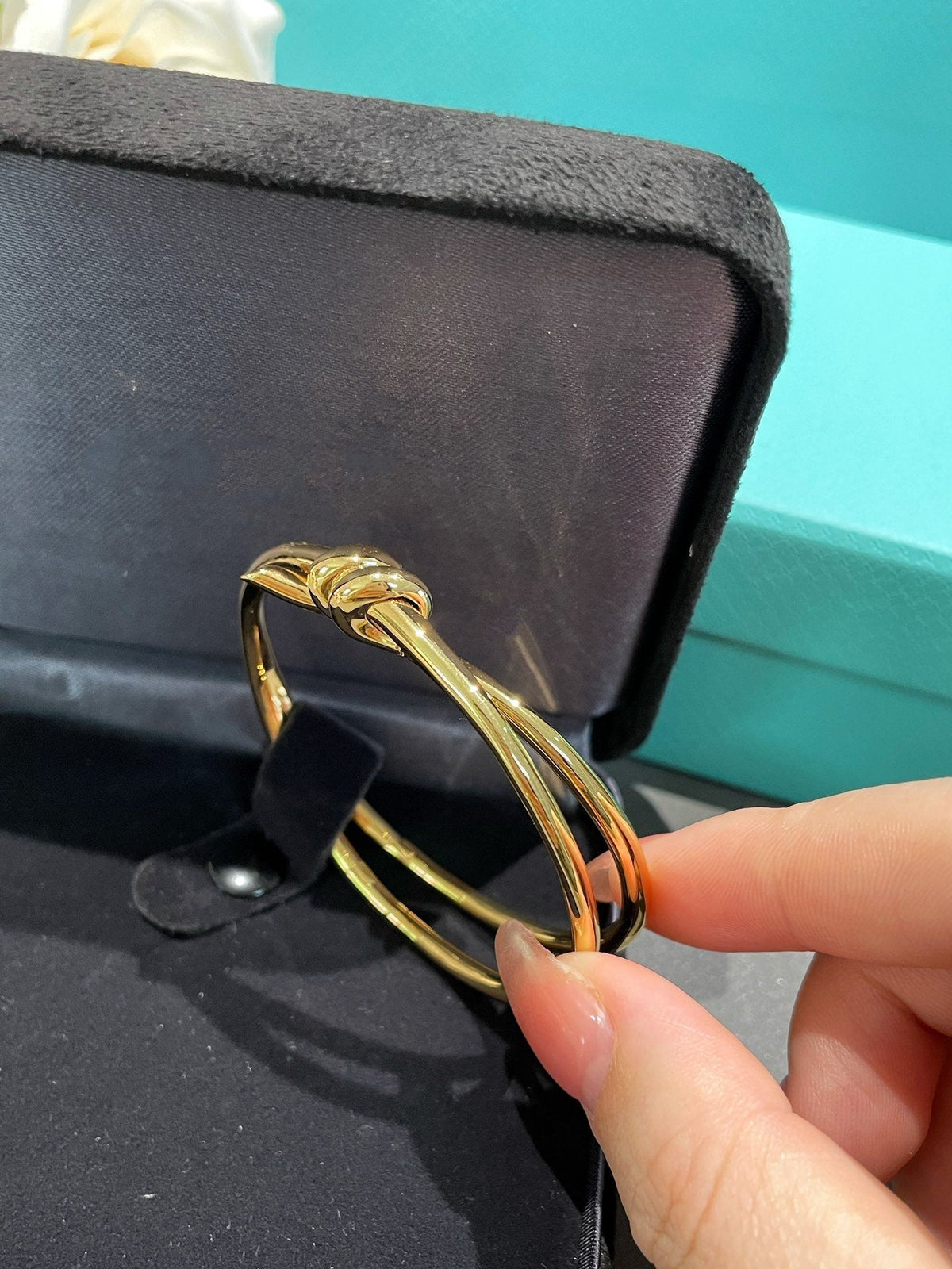 [Regalia Jewels]KNOT DOUBLE ROW GOLD BRACELET
