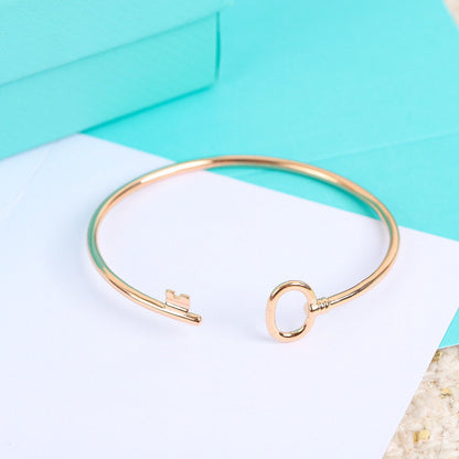 [Regalia Jewels]KEY WIRE OVAL BRACELET