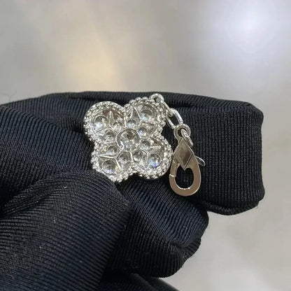 [Regalia Jewelry]CLOVER 5 MOTIFS  DIAMOND BRACELET SILVER