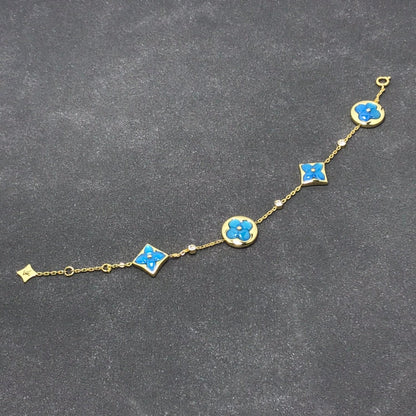 [Regalia Jewelry]STAR AND SUN TURQUOISE 4 MOTIFS 3 DIAMONDS