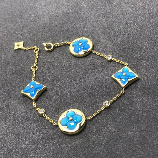 [Regalia Jewelry]STAR AND SUN TURQUOISE 4 MOTIFS 3 DIAMONDS