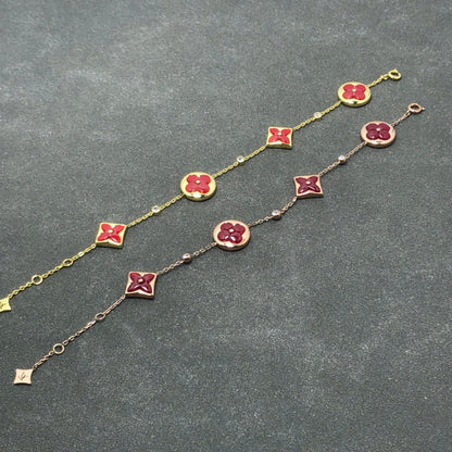 [Regalia Jewelry]STAR AND SUN CARNELIAN 4 MOTIFS 3 DIAMONDS