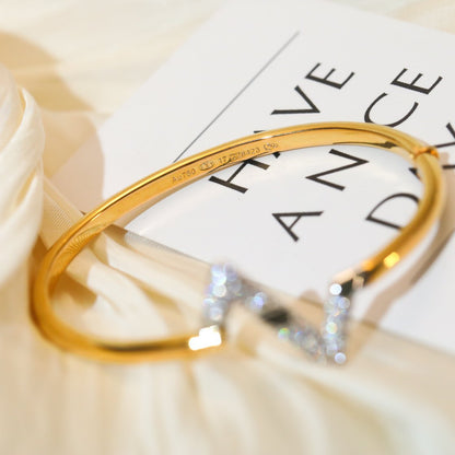 [Regalia Jewelry]VOLTE UPSITE DOWN GOLD DIAMOND BRACELET