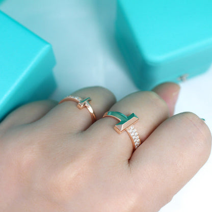[Regalia Jewels]T1 NARROW DIAMOND PINK GOLD RING