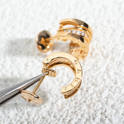 [Regalia Jewelry]ZERO 1 PINK GOLD DIAMONDS EARRINGS