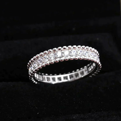 [Regalia Jewelry]PERLEE DIAMOND SILVER RING